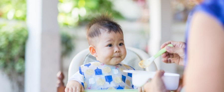 Banner Artikel Tekstur MPASI 6 Bulan yang Tepat Menurut IDAI & Contoh Menu